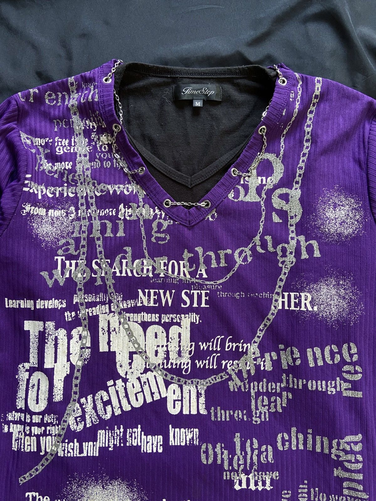 Isamu Katayama Backlash TIME STEP DOUBLE LAYER POEM LONG SLEEVE Size US M / EU 48-50 / 2 - 3 Thumbnail