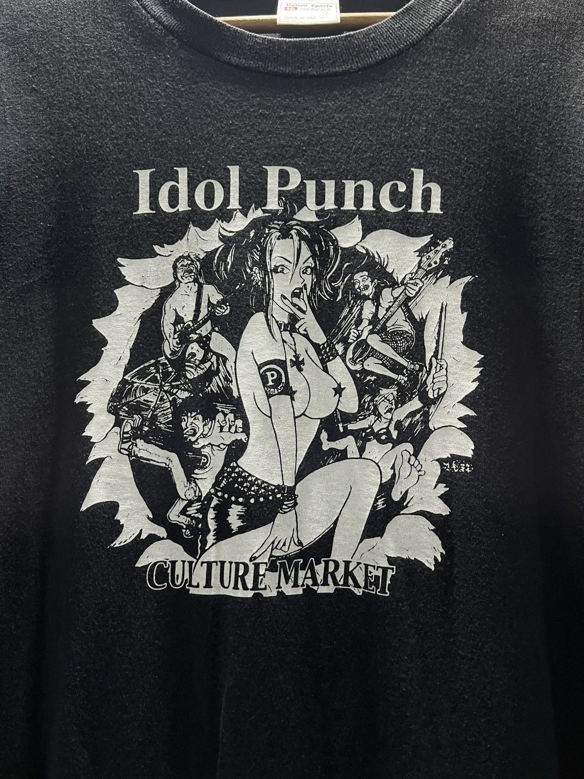 Band Tees Rare 🚀 Vintage 90s Idol Punch Band Trash Punk Japan Band Size US M / EU 48-50 / 2 - 2 Thumbnail