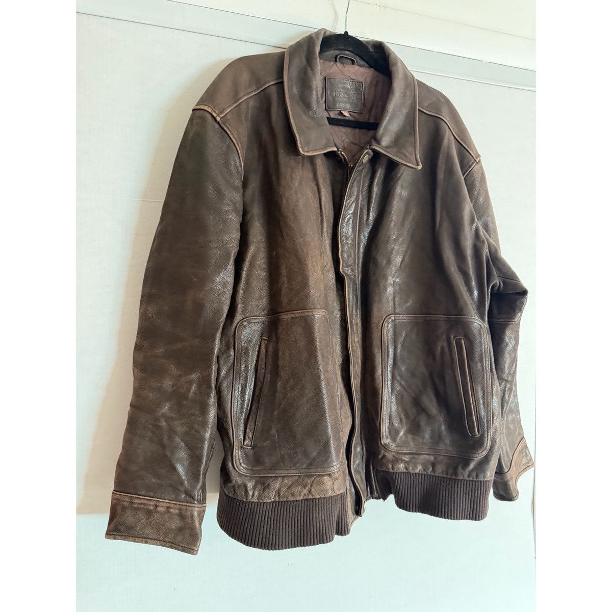 Cherokee VINTAGE CHEROKEE BROWN LEATHER BOMBER JACKET Size US XXL / EU 58 / 5 - 4 Thumbnail