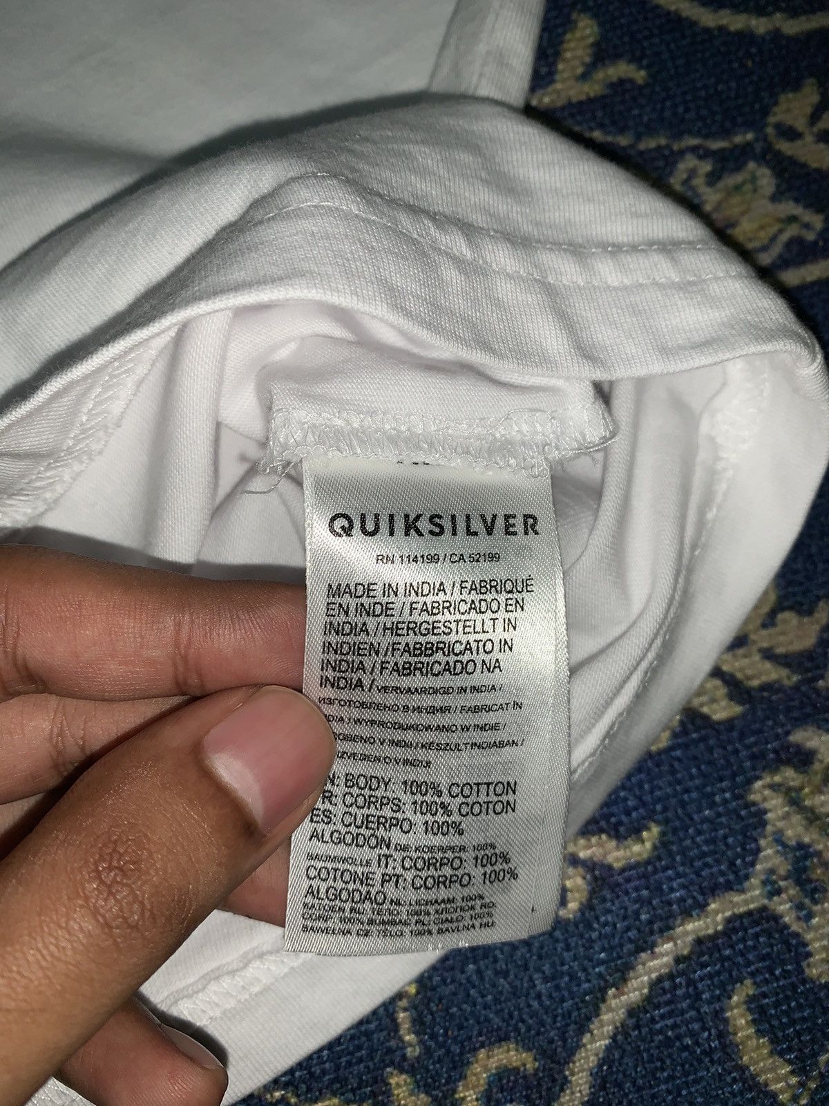 Quiksilver Quicksilver Quic Totem Tshirt Size US L / EU 52-54 / 3 - 7 Thumbnail