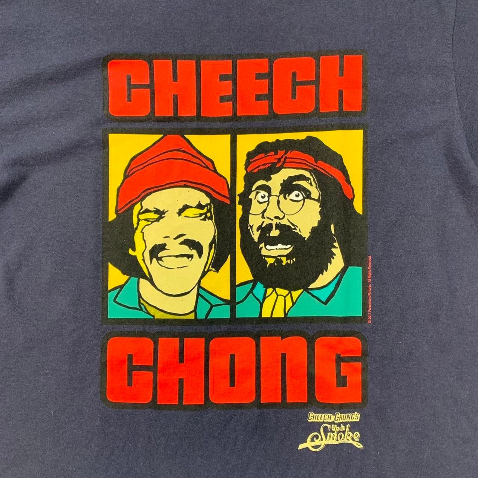 Vintage 2011 Cheech and Chong Up in Smoke T Shirt Size US XL / EU 56 / 4 - 2 Thumbnail