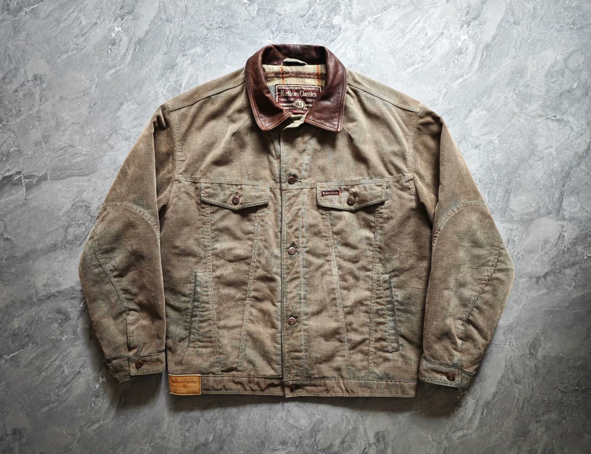 Marlboro Classics rust corduroy trucker jacket Size US XL / EU 56 / 4 - 1 Thumbnail
