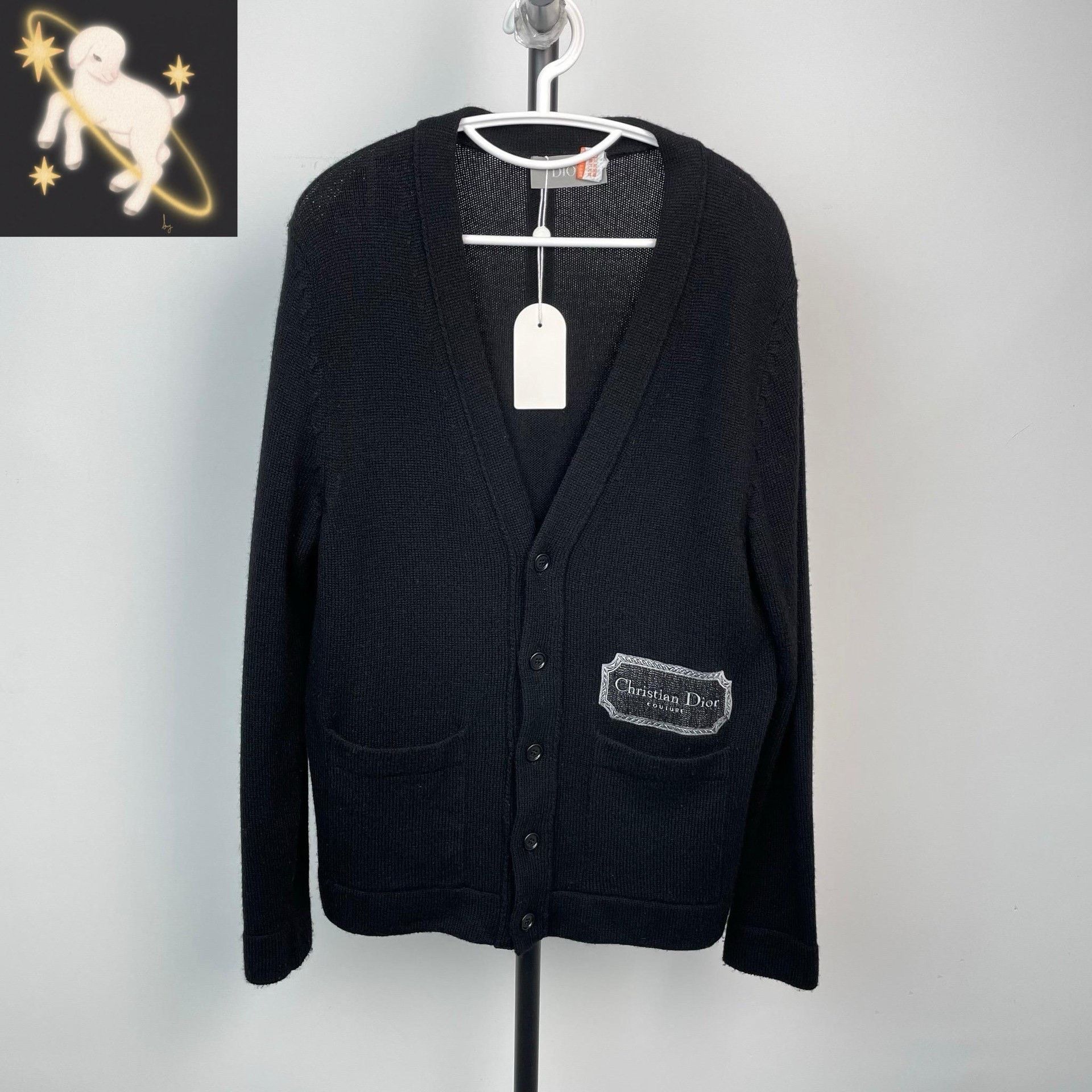 Dior Dior Black Sweater S Women Size S / US 4 / IT 40 - 1 Thumbnail