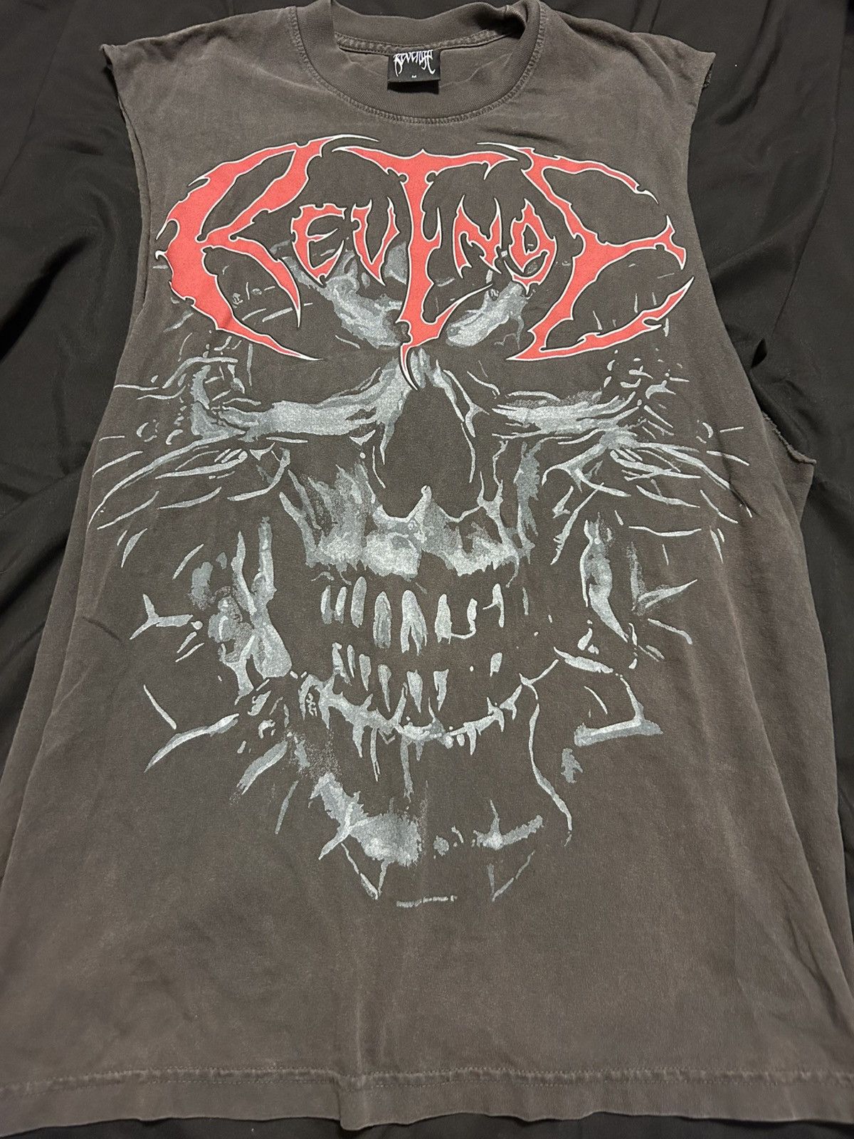 Revenge Revenge Sleeveless Skull Cutoff Shirt Size US M / EU 48-50 / 2 - 1 Thumbnail