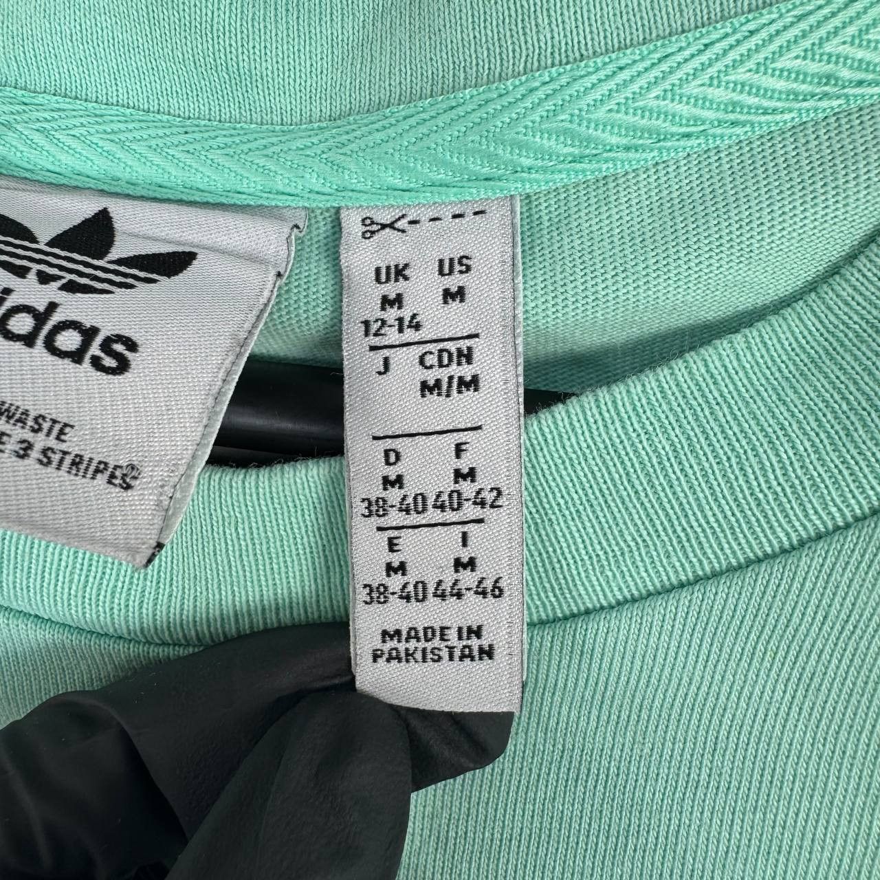 Adidas Adidas Mint Green Essential T-Shirt IK9331 Womens Size M Size M / US 6-8 / IT 42-44 - 4 Thumbnail
