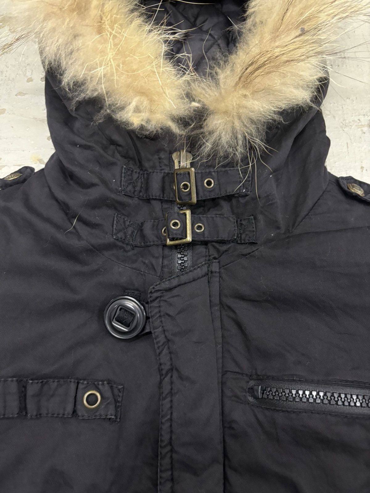 GOA Navana if six was nine LGB quilted fur hoodie vkei jacket Size US M / EU 48-50 / 2 - 9 Thumbnail