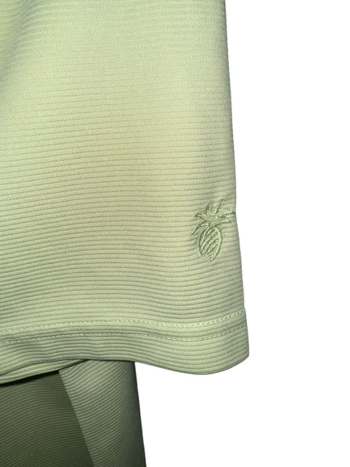 Cubavera Cubavera Mens Ribbed Seacrest Green Golf Polo Shirt L Size US L / EU 52-54 / 3 - 3 Thumbnail