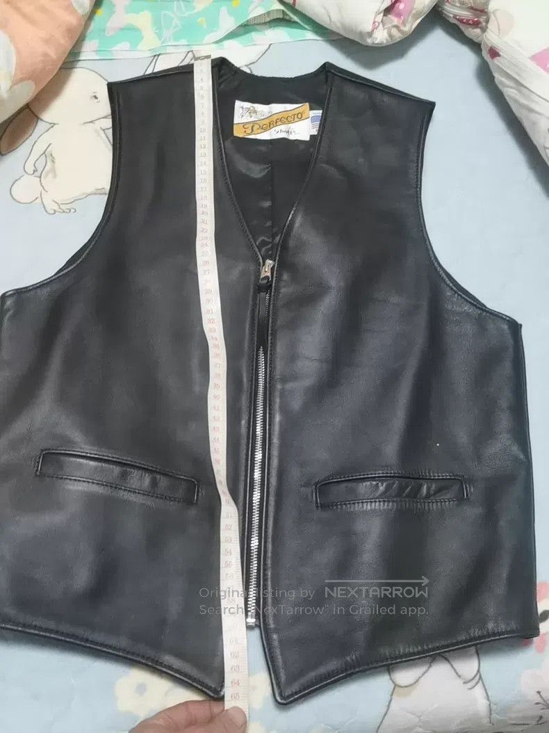 Schott Schott Castrated cowhide locomotive vest Size US M / EU 48-50 / 2 - 2 Thumbnail