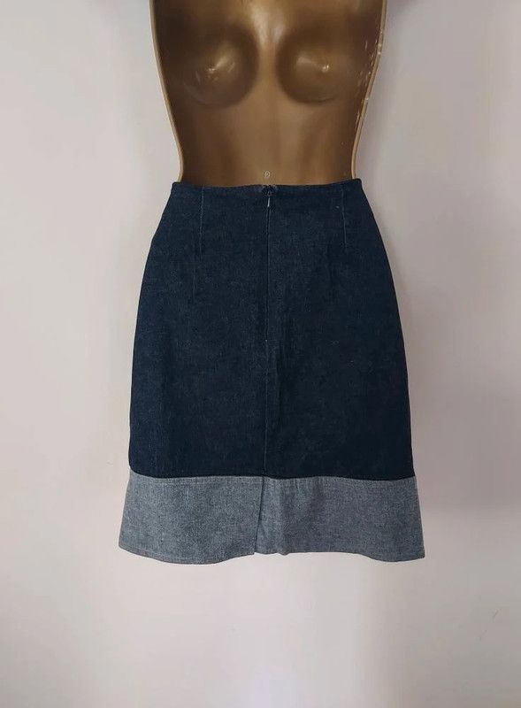 Vintage Bay vintage denim skirt 8 Size 27" / US 4 / IT 40 - 2 Thumbnail