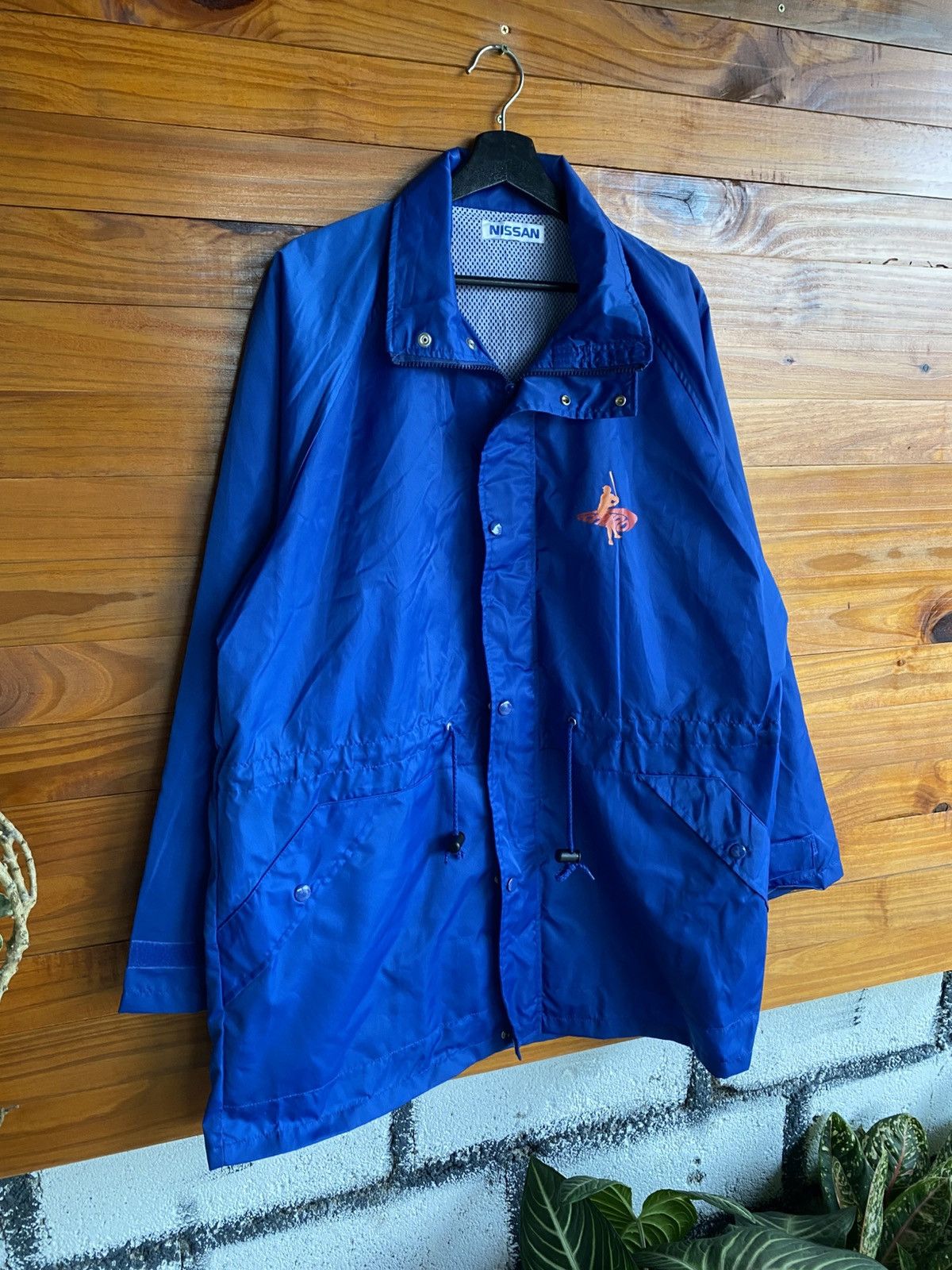Nissan Vintage Nissan Blue Lightweight Jacket Made In Japan Size US L / EU 52-54 / 3 - 5 Thumbnail