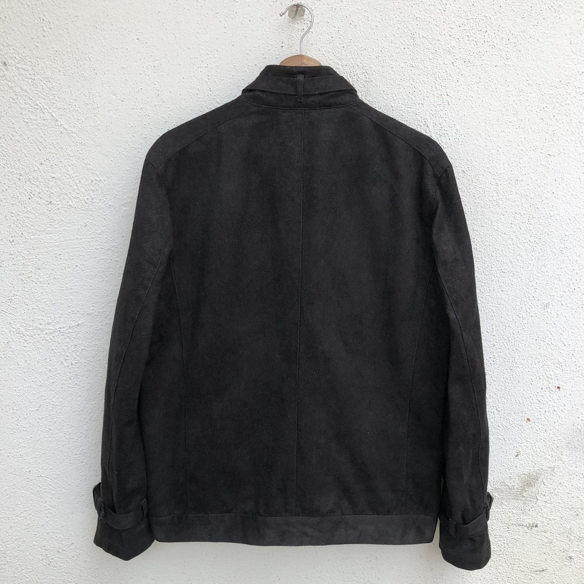 Japanese Brand Louis Chavlon Black Faux Suede Jacket Size US M / EU 48-50 / 2 - 17 Thumbnail
