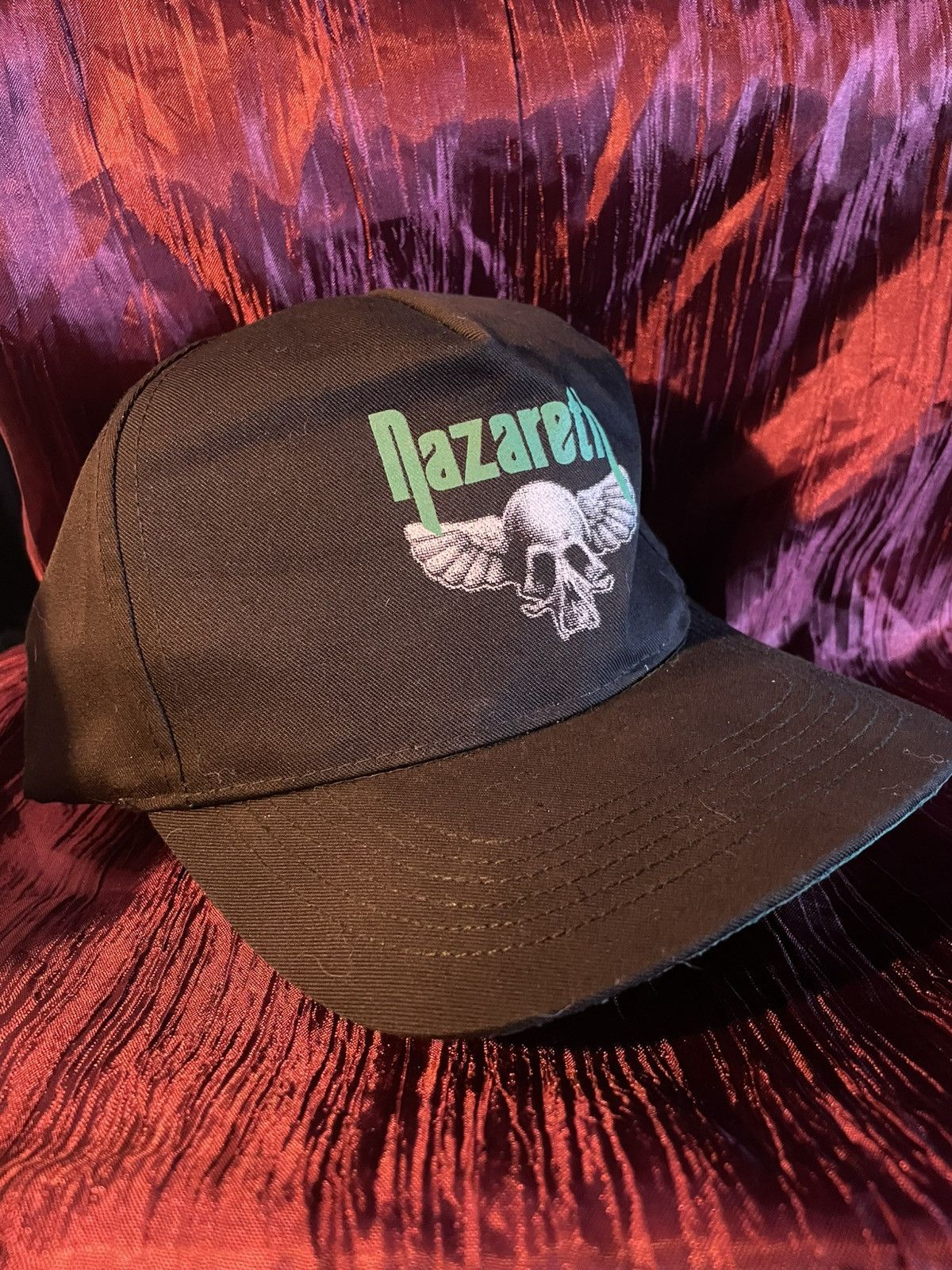 Vintage Nazareth / Skull - Duggery hat Adjustable Size ONE SIZE - 3 Thumbnail