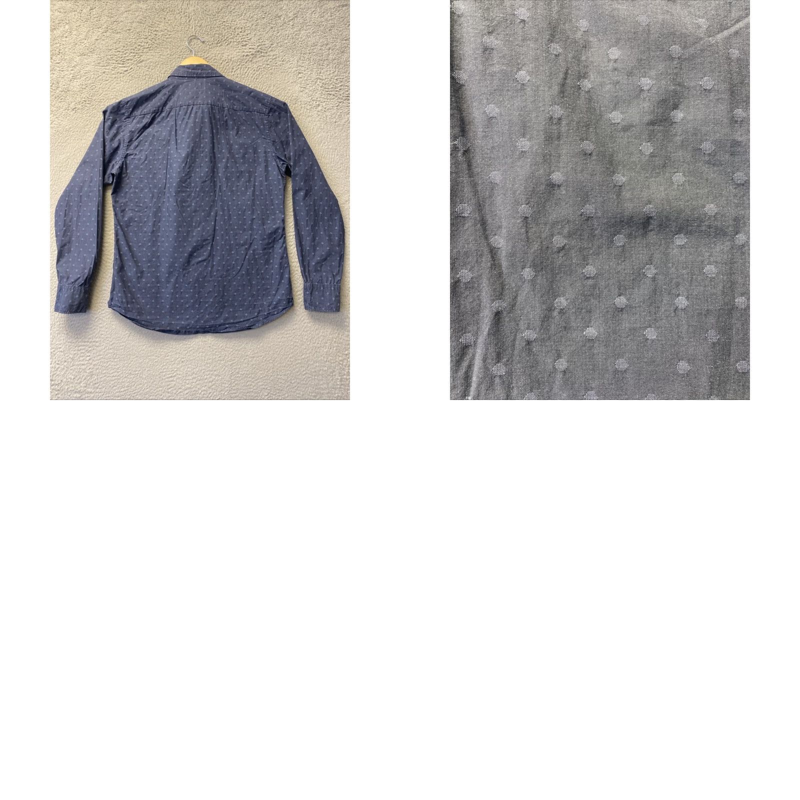 Bonobos Bonobos Shirt Mens Medium Navy Blue Button-Up Pocket Polka Dots /164-5 Size US M / EU 48-50 / 2 - 8 Thumbnail