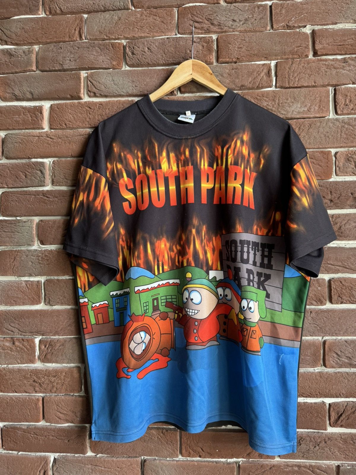 Other Rare Vintage 2001 South park comedy central all print jersey Size US XL / EU 56 / 4 - 1 Thumbnail