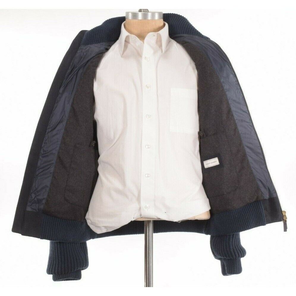 Luciano Barbera Luciano Barbera Jacket Size M US In Blue Polyester Size US M / EU 48-50 / 2 - 6 Thumbnail