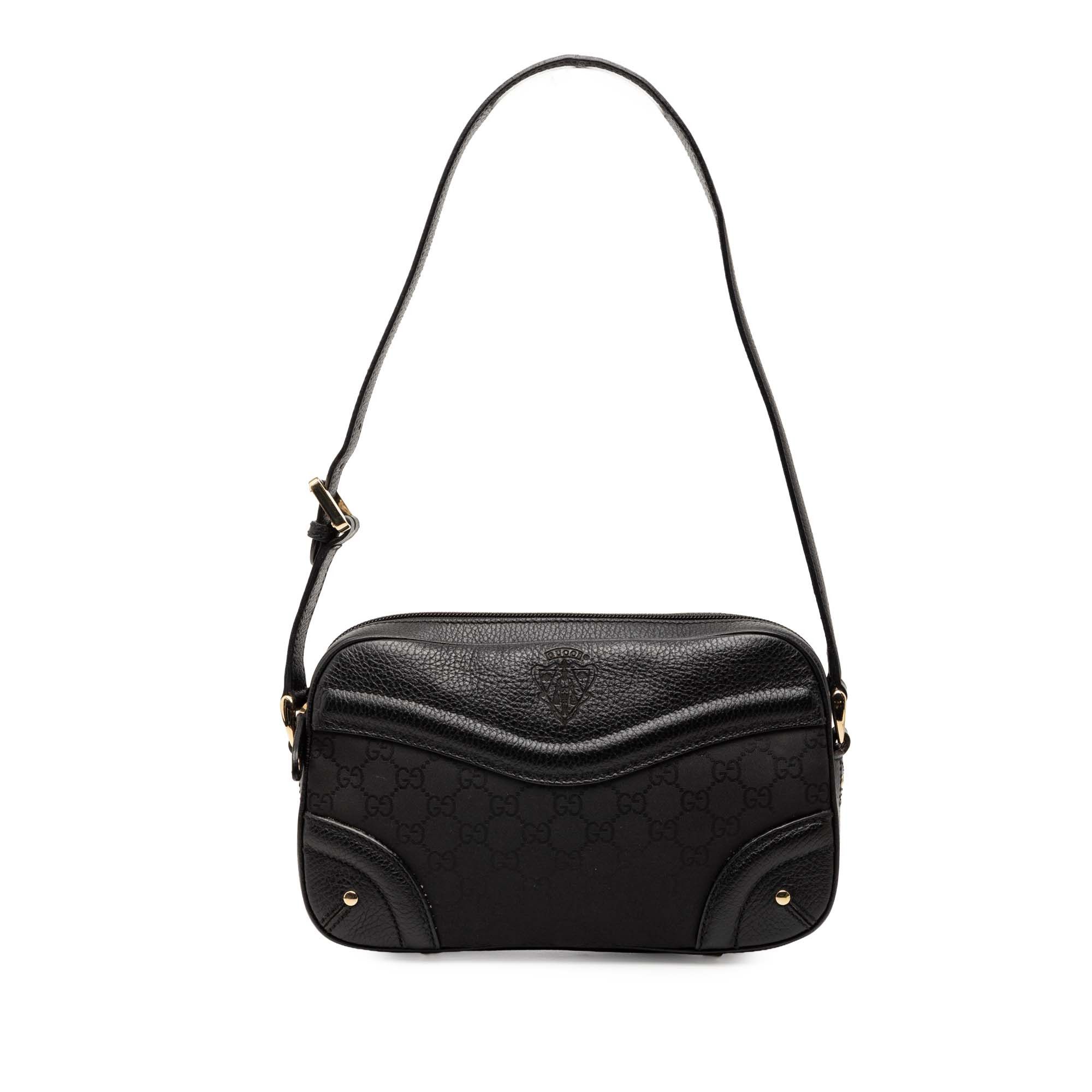 Gucci Gucci GG Nylon Crest Shoulder Bag Size ONE SIZE - 1 Thumbnail