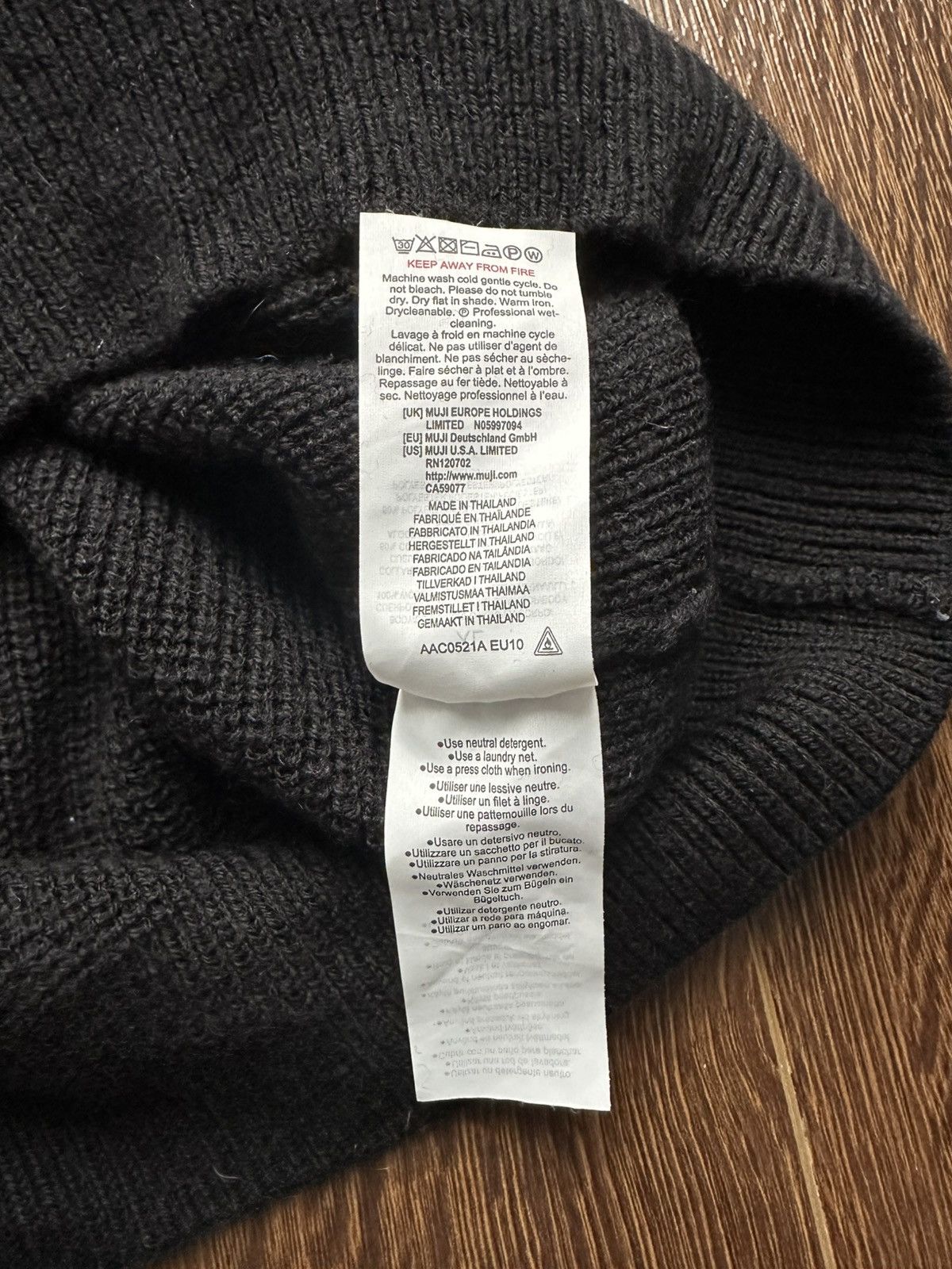Muji Muji Black Turtleneck Size US XL / EU 56 / 4 - 5 Thumbnail