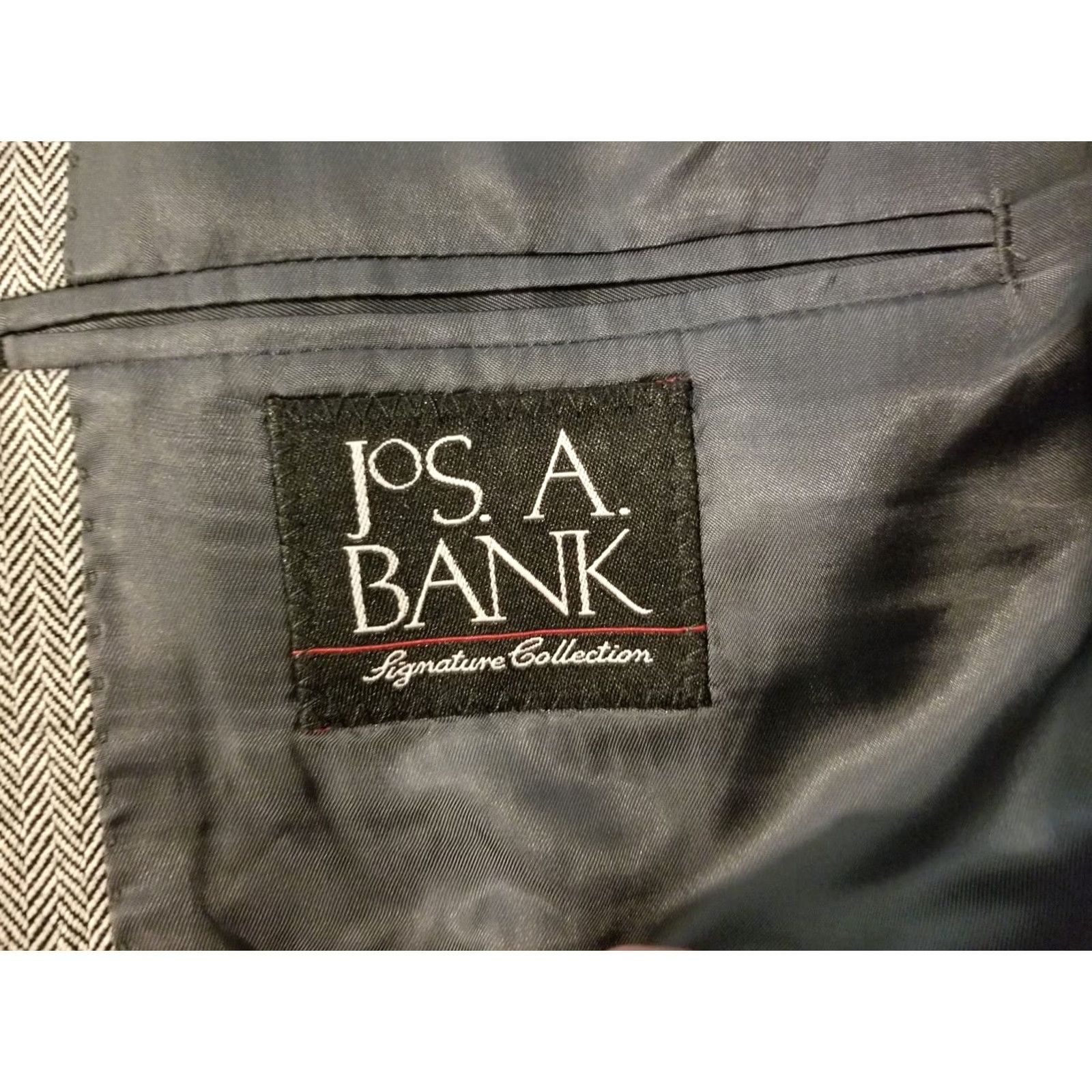 Jos. A. Bank Jos. A. Bank Silk Sports Jacket Blazer 41R Grey Gray Mens 3-in-1 Jacket Blazer Silk Gray Size 42R - 5 Thumbnail