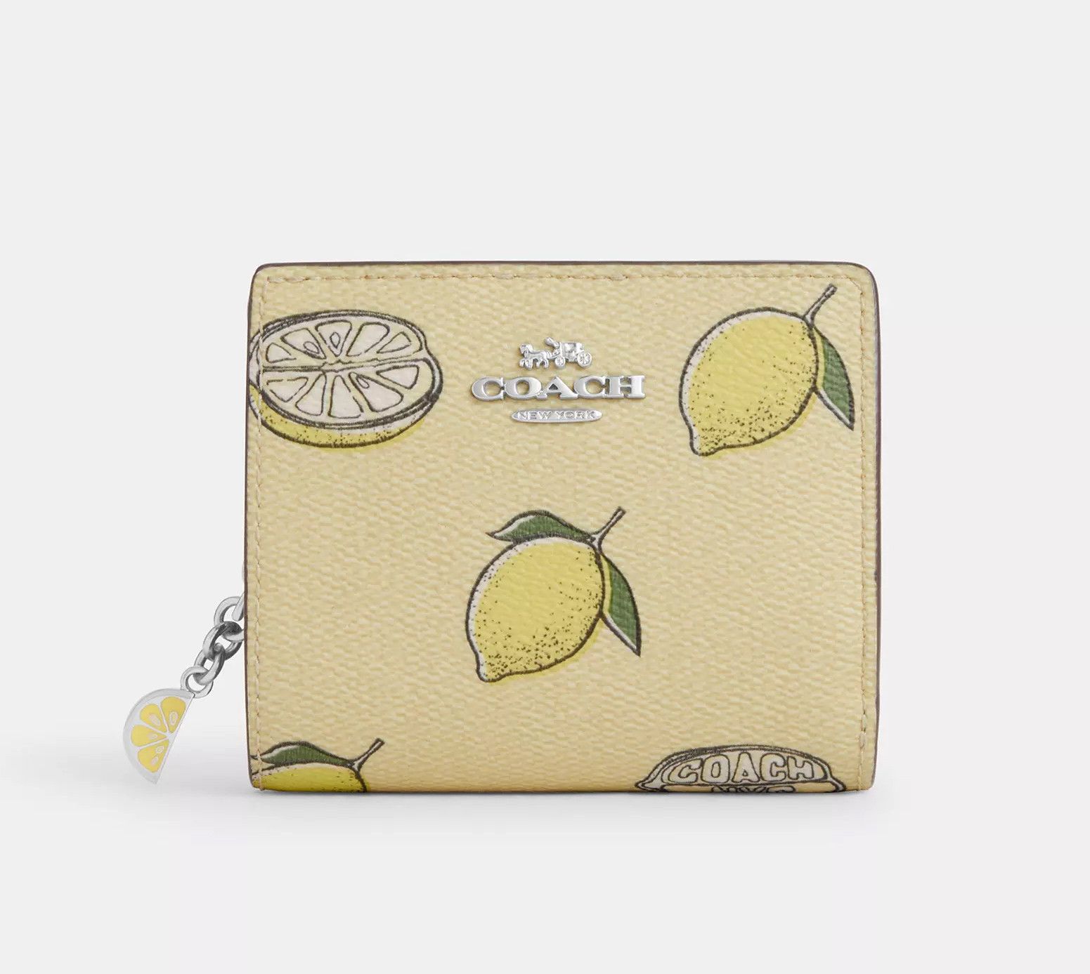 Coach Snap Wallet With Lemon Print CAP19 Size ONE SIZE - 5 Thumbnail