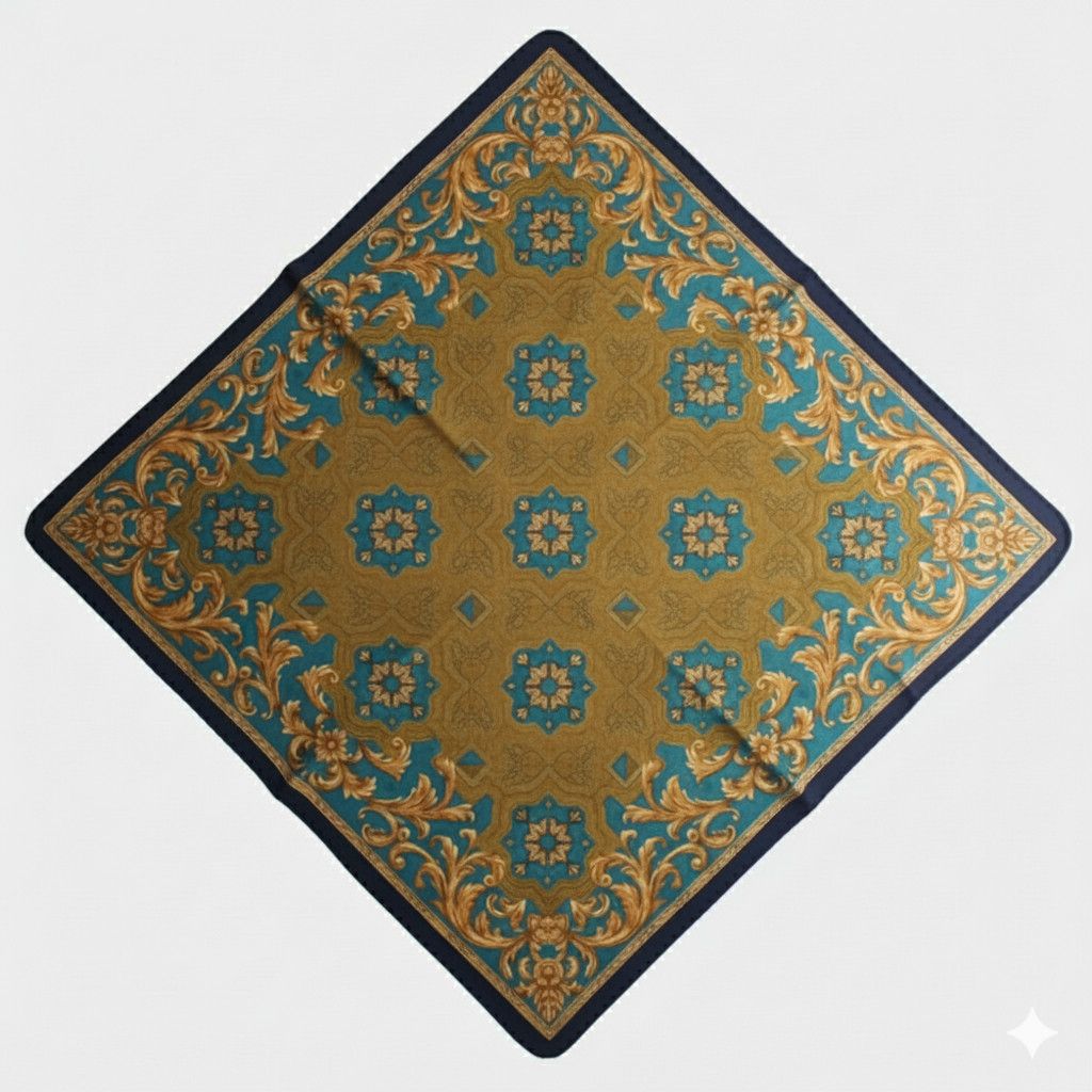 Trussardi Trussardi Handkerchief Italy Vintage Size ONE SIZE - 1 Thumbnail
