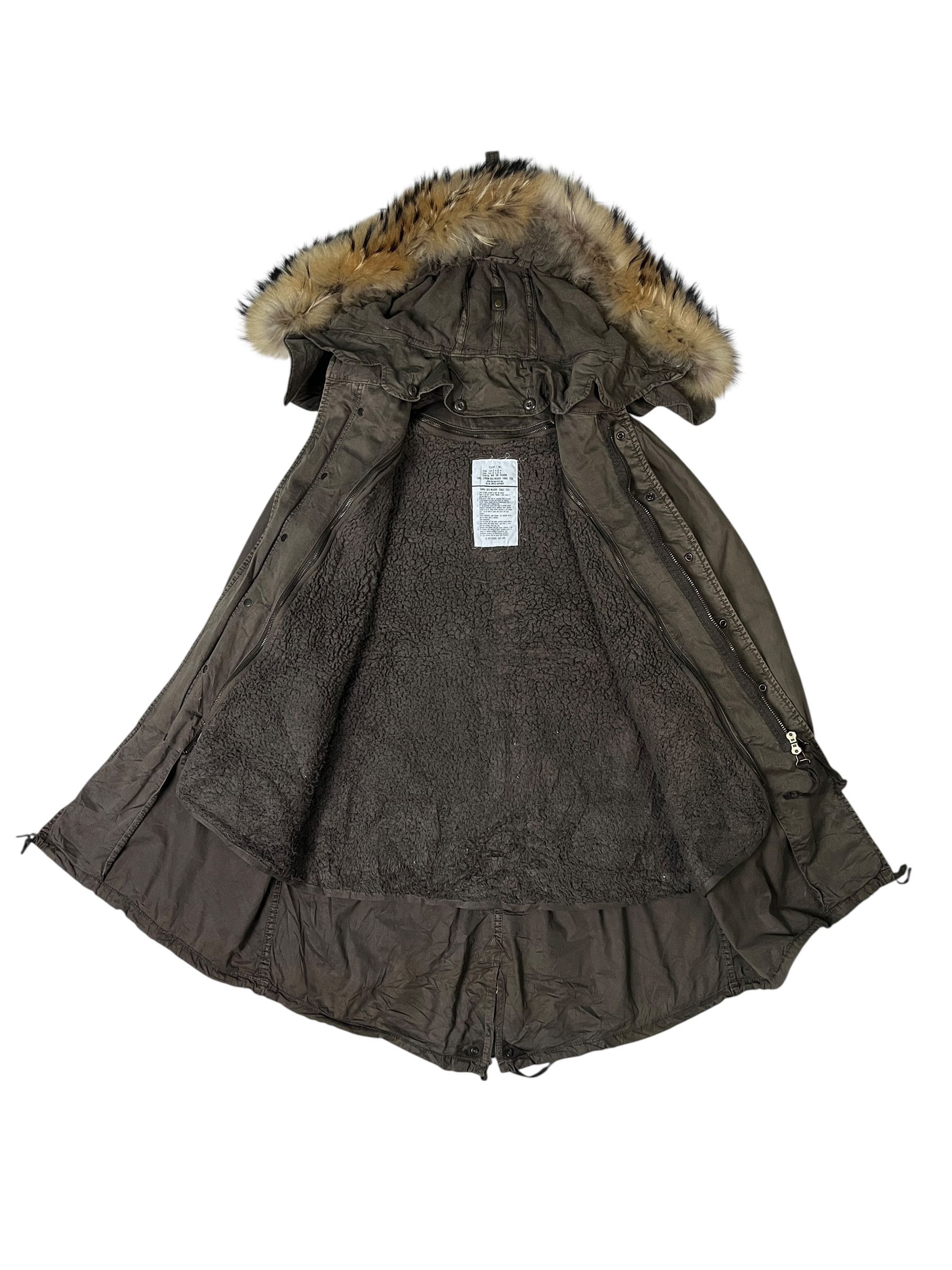 GOA G.O.A. Equipment Military Parka Racoon Fur Hooded Jacket Size US S / EU 44-46 / 1 - 10 Thumbnail