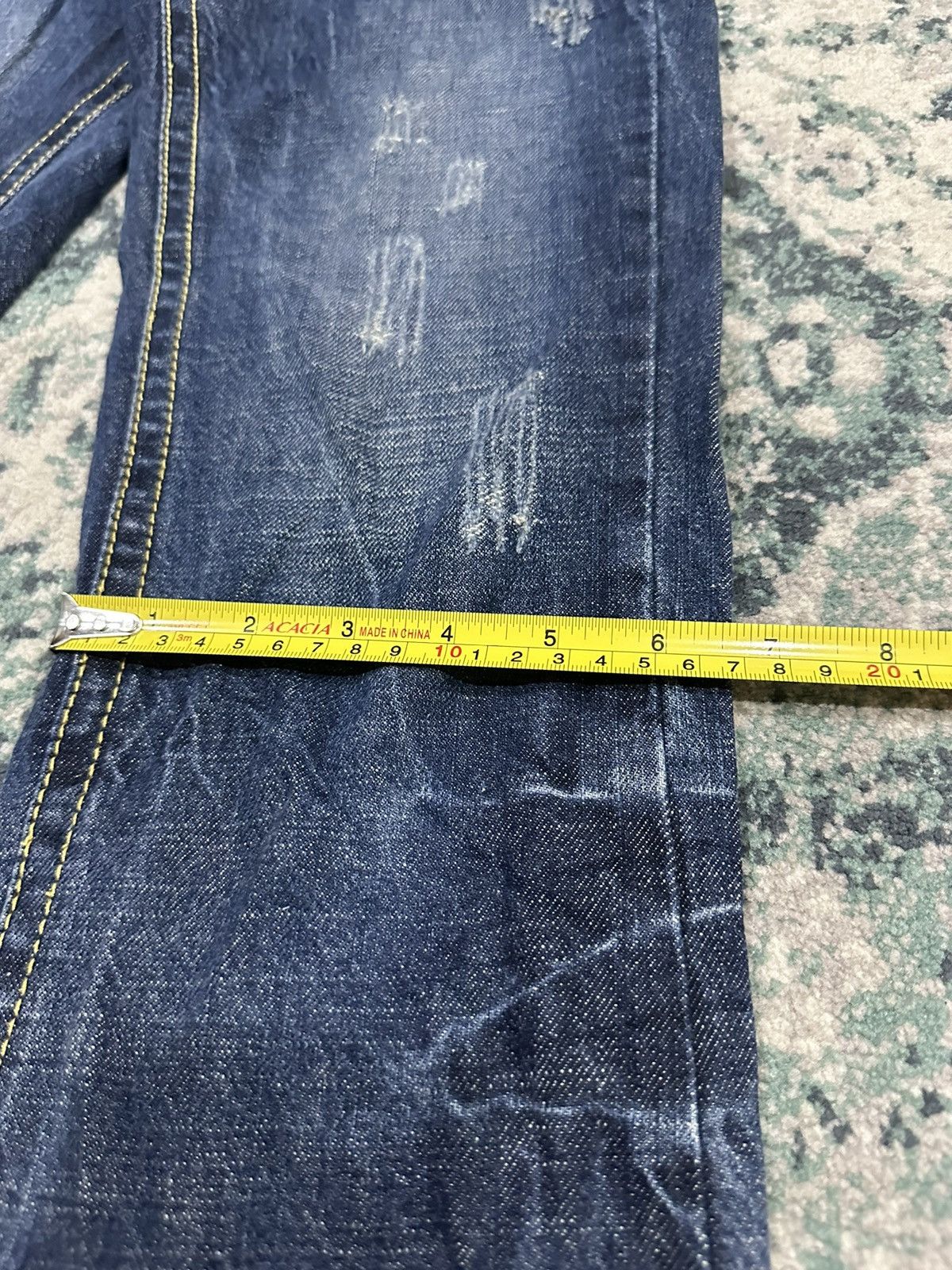 Japanese Brand Japanese Brand Studded Pocket Flare Denim Size US 28 / EU 44 - 14 Thumbnail