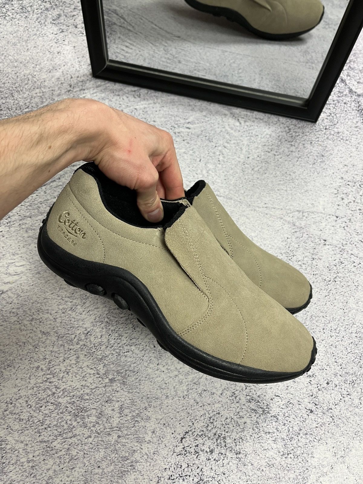 Vintage Cotton Traders Rare Slip-On Oakley Style Sneakers Archive Size US 9.5 / EU 42-43 - 7 Thumbnail