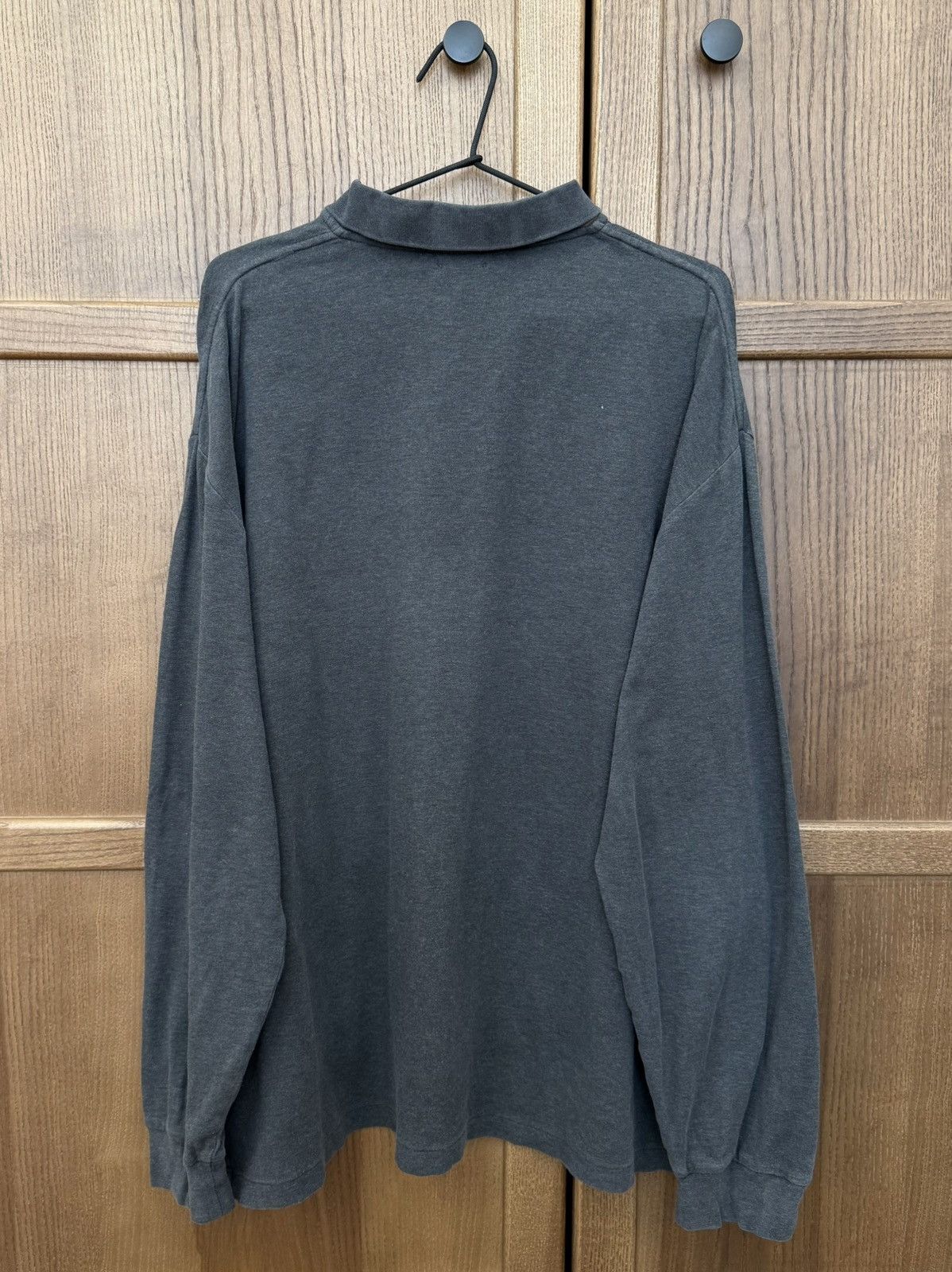Polo Ralph Lauren Vintage Polo Ralph Lauren Gray Rugby Long Sleeve T-Shirt Size US XXL / EU 58 / 5 - 13 Thumbnail