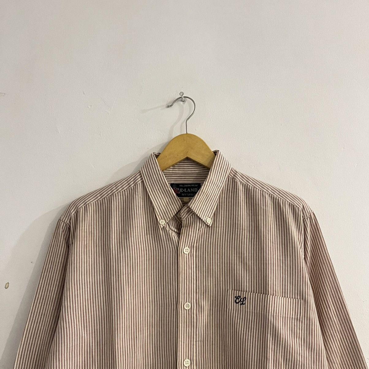Japanese Brand e land - striped iconic shirt Size US L / EU 52-54 / 3 - 2 Thumbnail