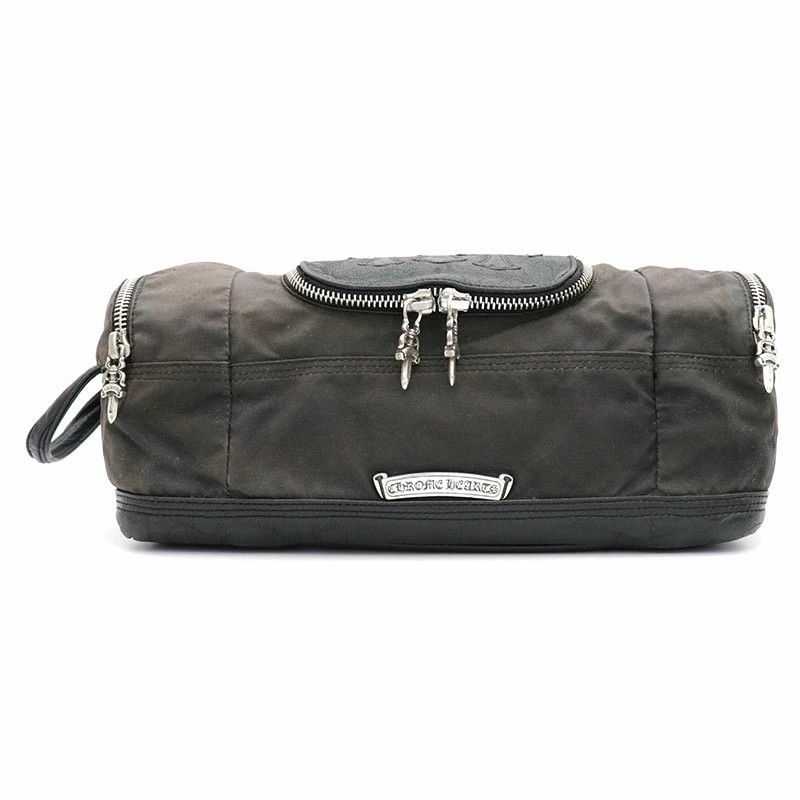 Chrome Hearts Chrome Hearts Dagger Zip Toiletry Duffle Bag Size ONE SIZE - 7 Thumbnail