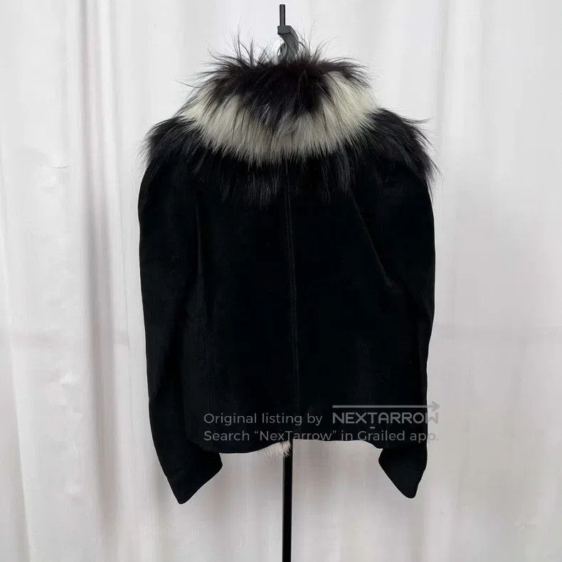 Gucci Gucci Fox fur pigskin short leather jacket Size M / US 6-8 / IT 42-44 - 2 Thumbnail