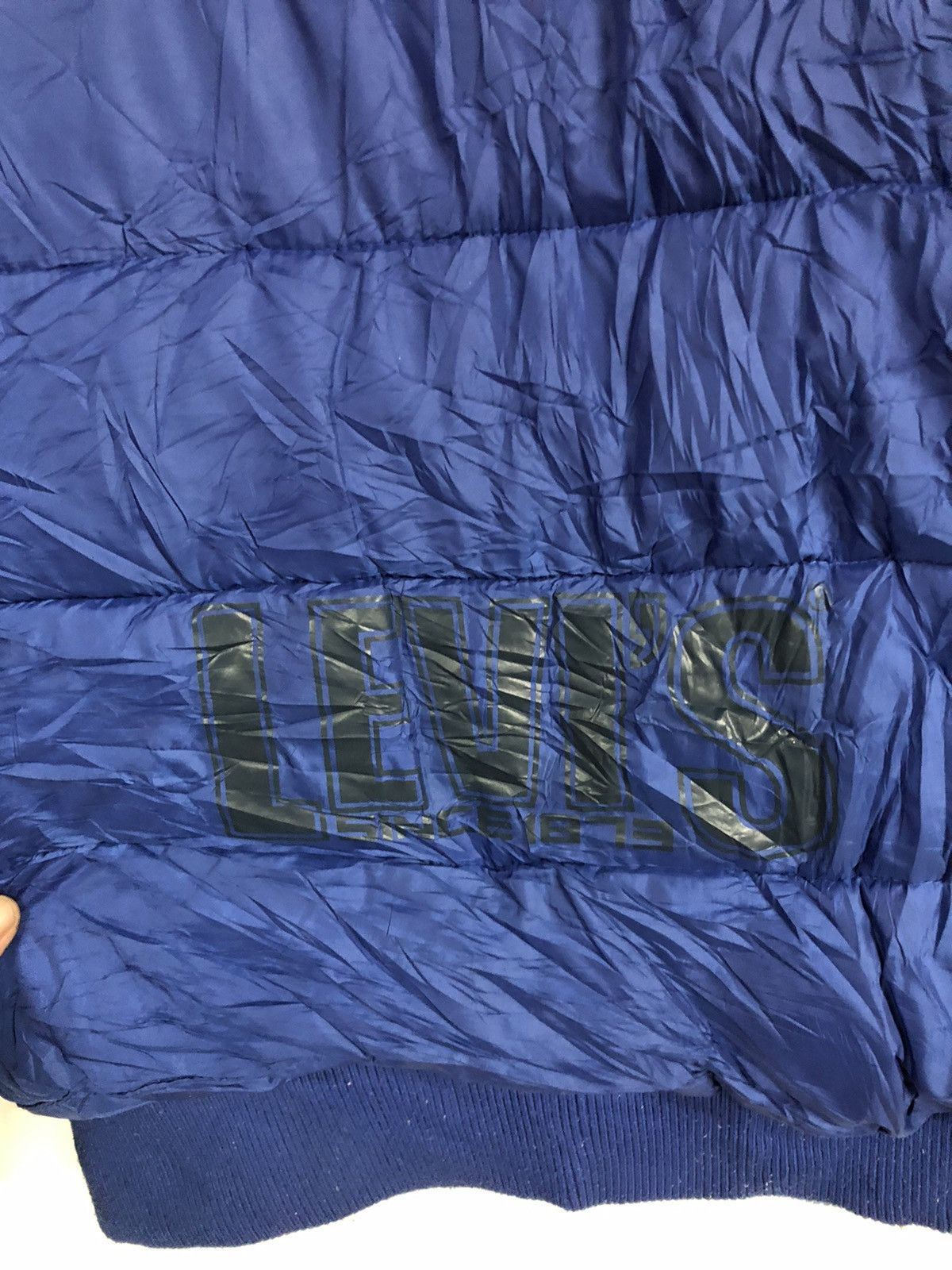 Designer × Levi's Vintage Y2K Levis puffer Jacket Hoodie Size US S / EU 44-46 / 1 - 7 Thumbnail