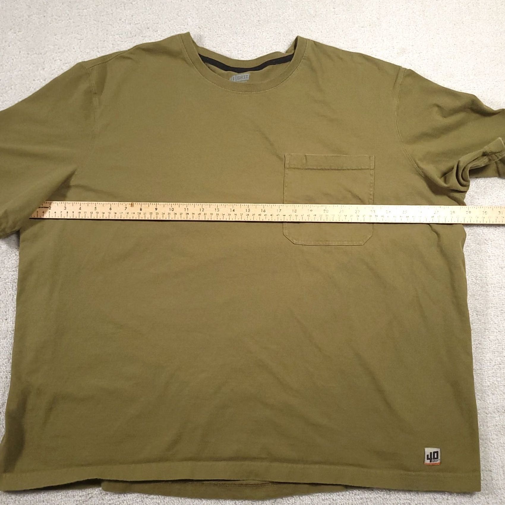 Vintage Duluth Shirt Mens 3XL Green 40 Grit Pocket Short Sleeve Work Casual T-Shirt Mens Gray? Size US XXL / EU 58 / 5 - 3 Thumbnail