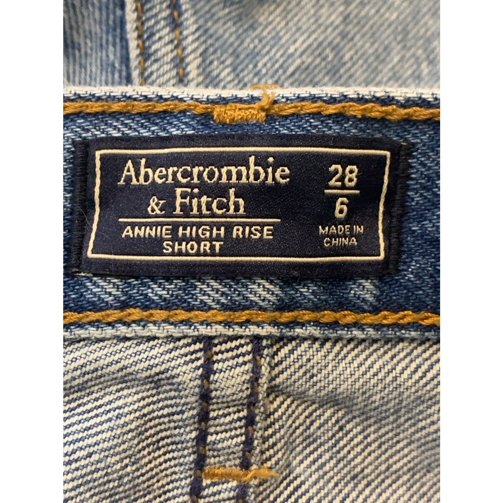 Abercrombie & Fitch Abercrombie & Fitch distressed cut out short shorts size 28 Size 31" - 3 Thumbnail