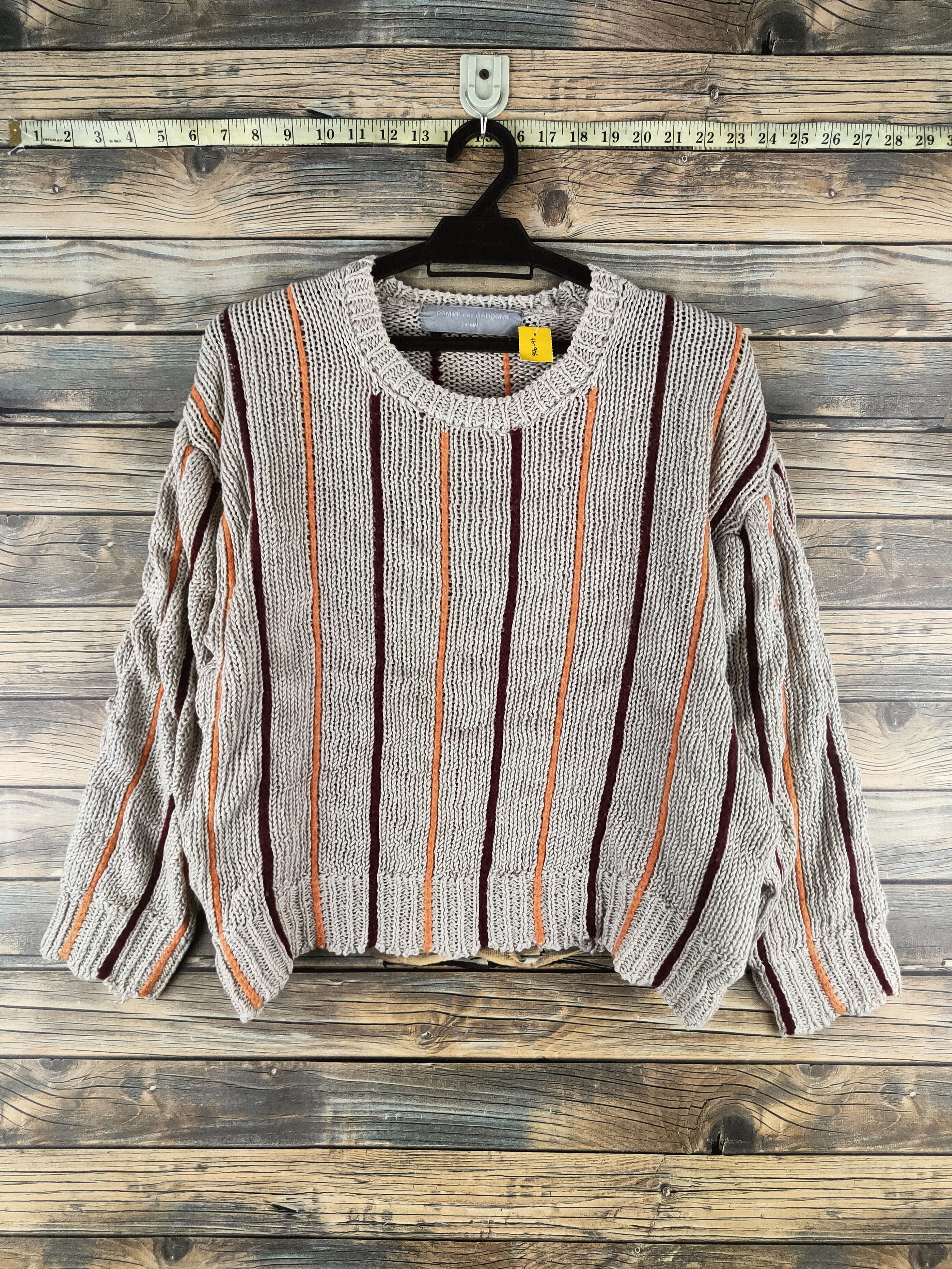 Comme des Garcons DL Comme des Garcons Beige Knitwear Sweatshirts #46-906 Size US L / EU 52-54 / 3 - 1 Thumbnail