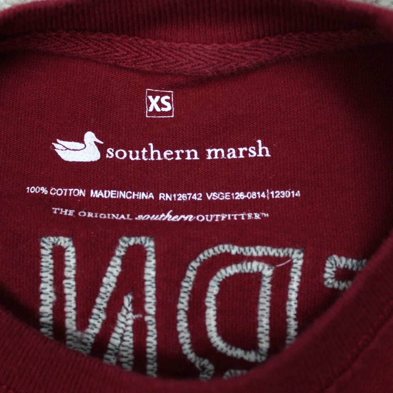 Doublet Southern Marsh Shirt Mens XS Red Cotton Double Sided Long Sleeve Pocket Pullover Hoodie? Size US XS / EU 42 / 0 - 5 Thumbnail