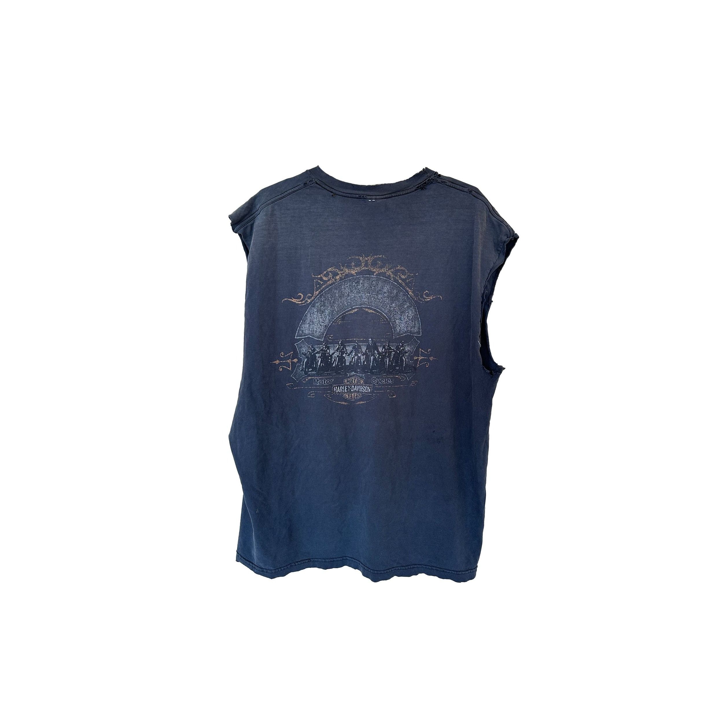 Vintage HARLEY TANK Size US XL / EU 56 / 4 - 1 Thumbnail