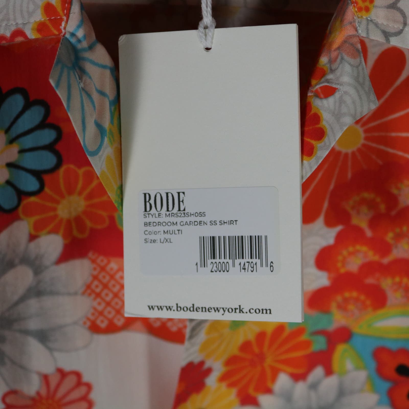 Bode Bode New York Bedroom Garden Flower Shirt L / XL New Size US L / EU 52-54 / 3 - 6 Thumbnail