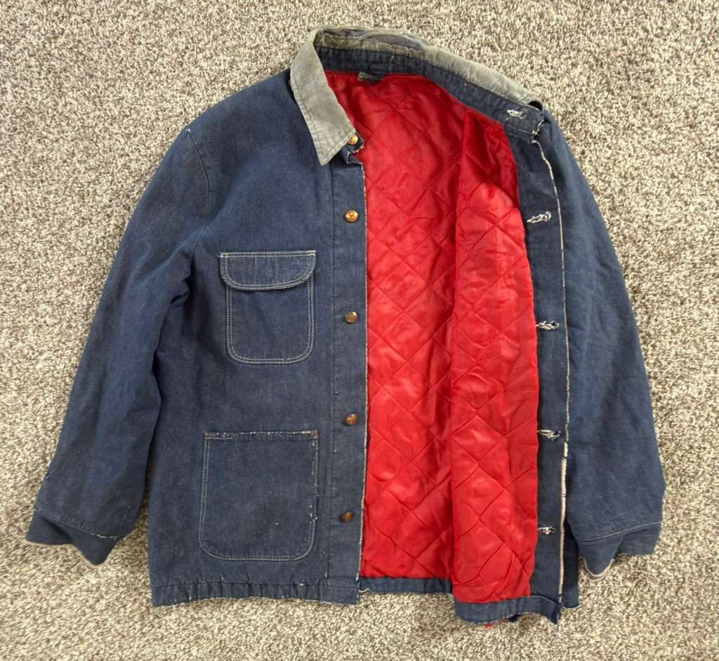 Wrangler 1970's Blue Bell Wrangler Denim Chore Coat - Vintage Size US M / EU 48-50 / 2 - 12 Thumbnail