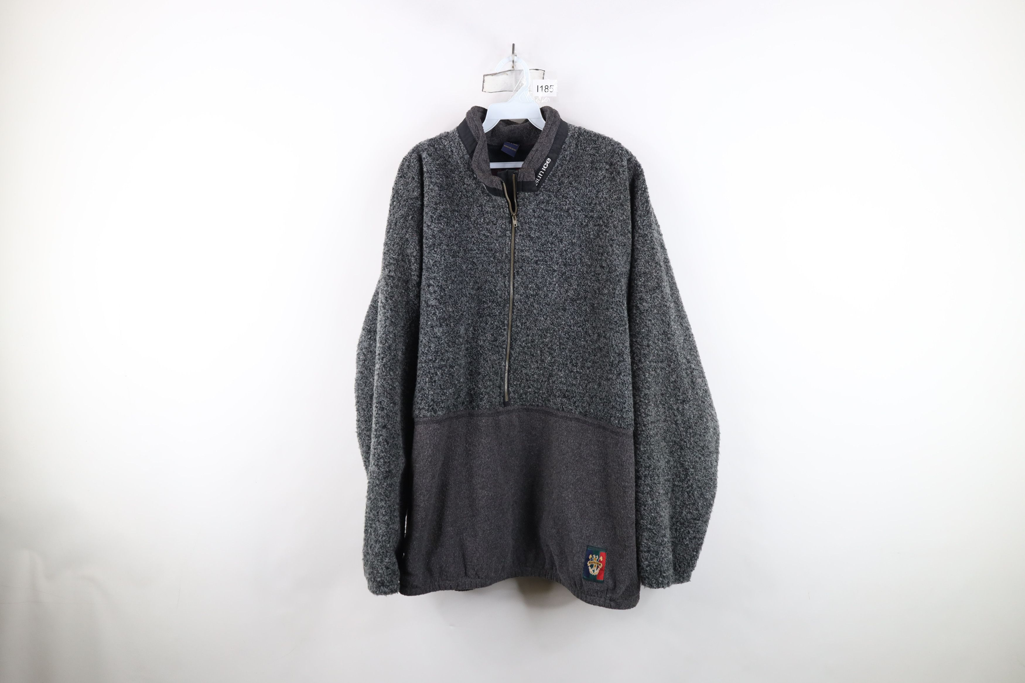 Vintage Vintage Sunice Half Zip Fleece Pullover Sweater Jacket Gray Size US XL / EU 56 / 4 - 1 Thumbnail