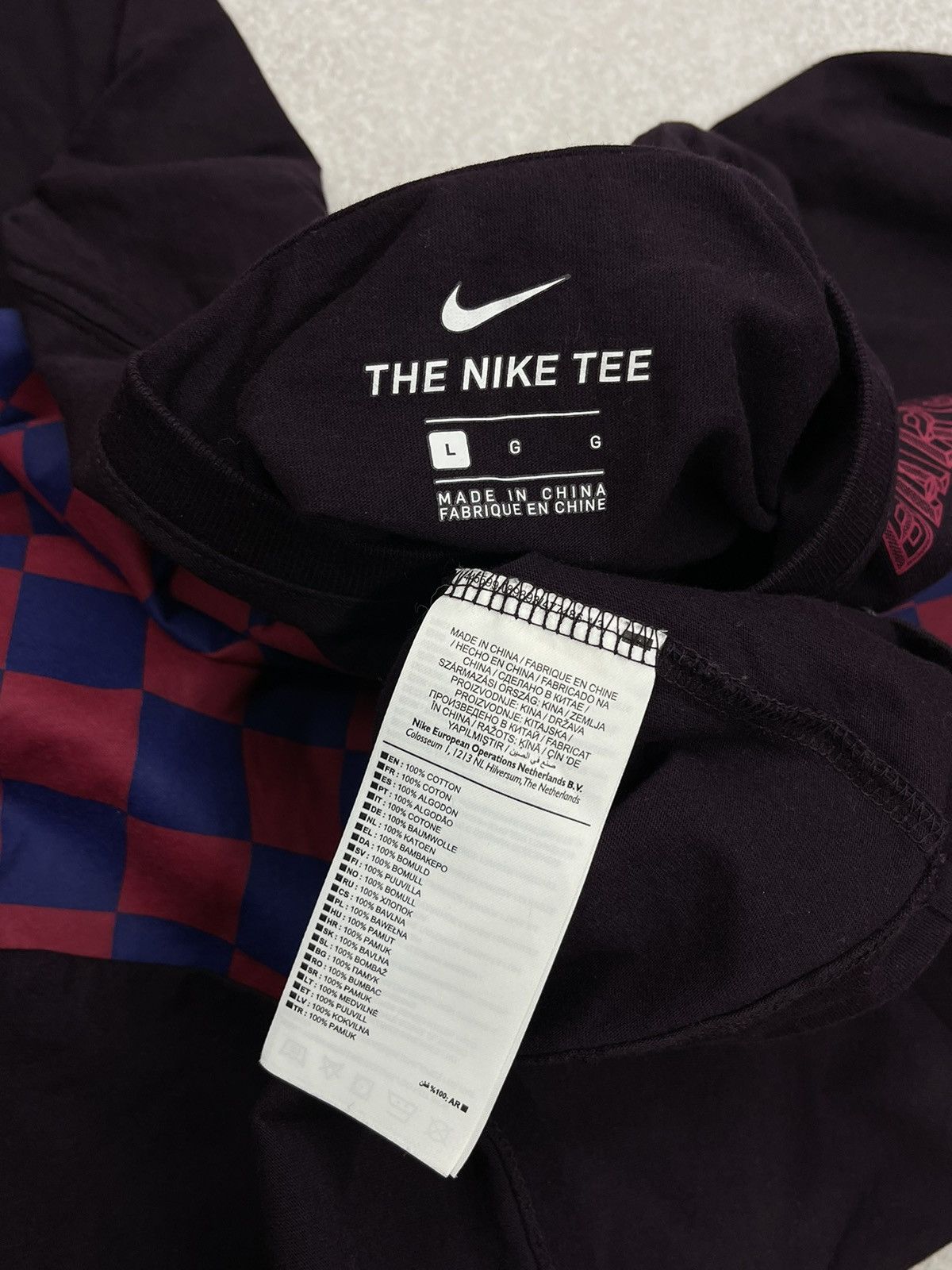 Nike Mens Nike Barcelona T Shirt Soccer Jersey Football Club Size US L / EU 52-54 / 3 - 8 Thumbnail