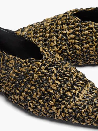 Jil Sander o1y1025 Balet Flats in Mustard/Black Size US 5 / IT 35 - 3 Thumbnail