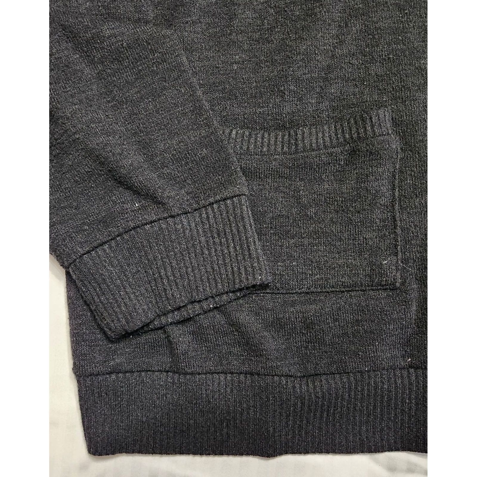 Vintage H2H Sweater Women’s 3XL Black Long Sleeve Cardigan Solid Short Waisted Regular Fit Size XXL / US 16-18 / IT 52-54 - 3 Thumbnail