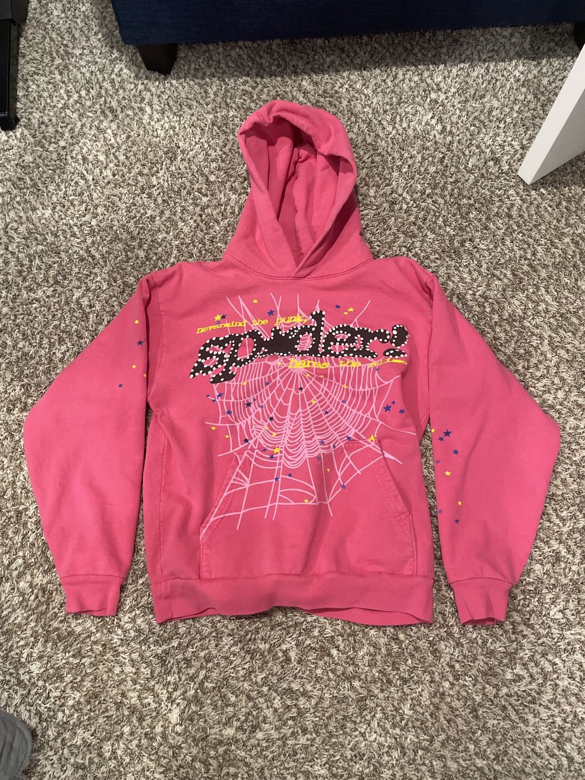 Sp5der Pink Sp5der hoddie Size US M / EU 48-50 / 2 - 1 Thumbnail