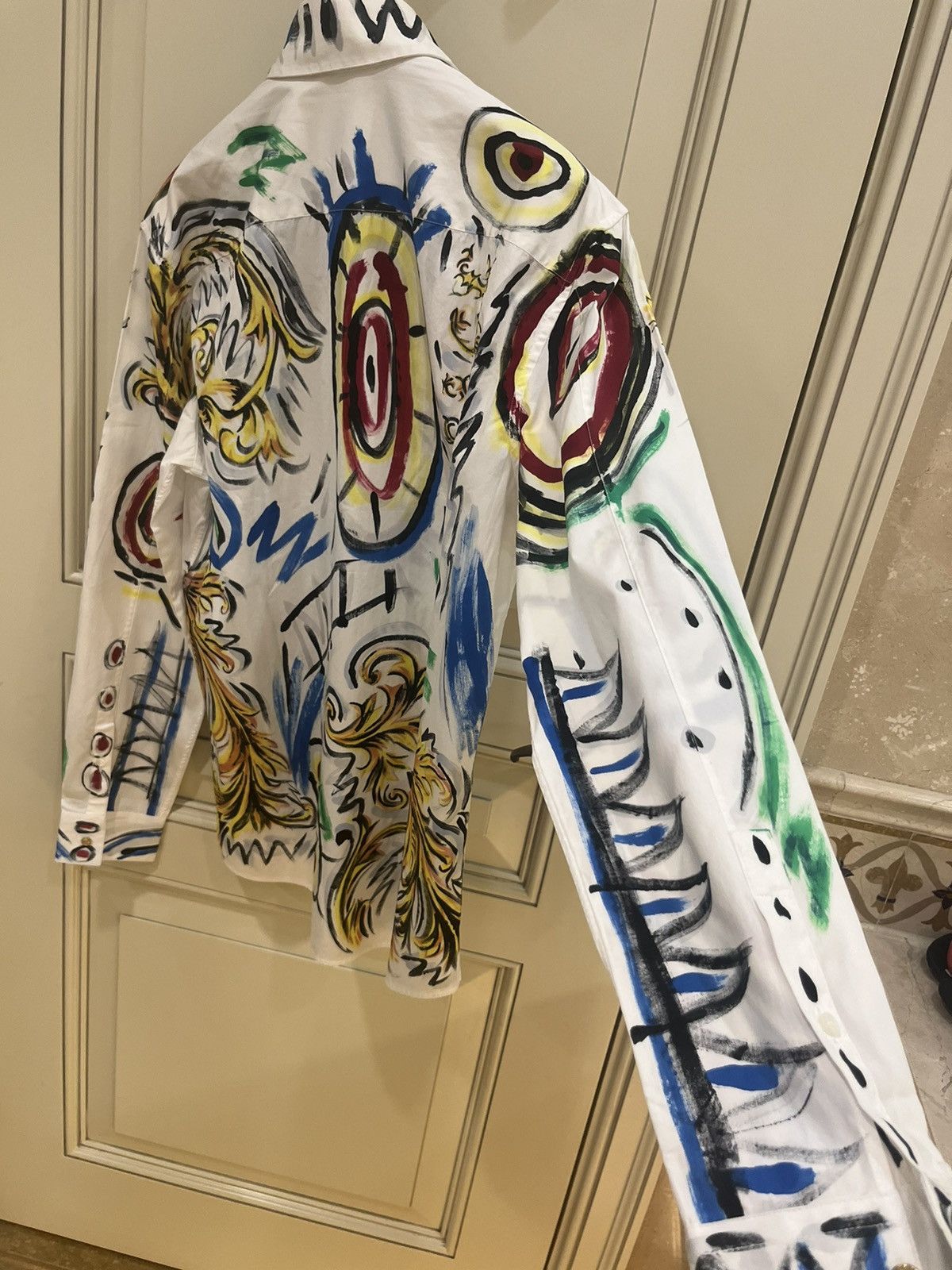 Versace artwork print shirt collar size 40 Size US M / EU 48-50 / 2 - 20 Thumbnail
