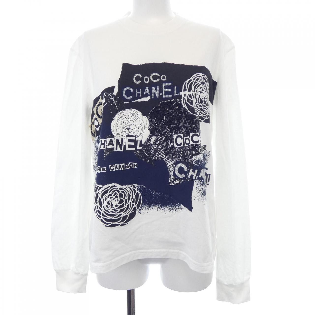 Chanel Chanel Chanel LOOK44 T-shirt Cotton T-Shirts P80297K11652