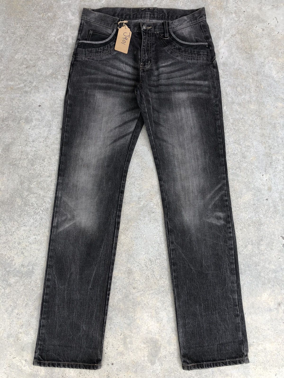 PPFM Japanese PPFM Distressed Jeans Slim Cut Size US 33 - 1 Thumbnail
