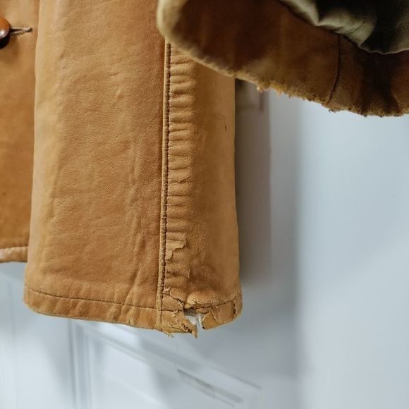 Vintage Vintage 70's Mens Butter Soft Tan Leather Blazer M Size US M / EU 48-50 / 2 - 8 Thumbnail