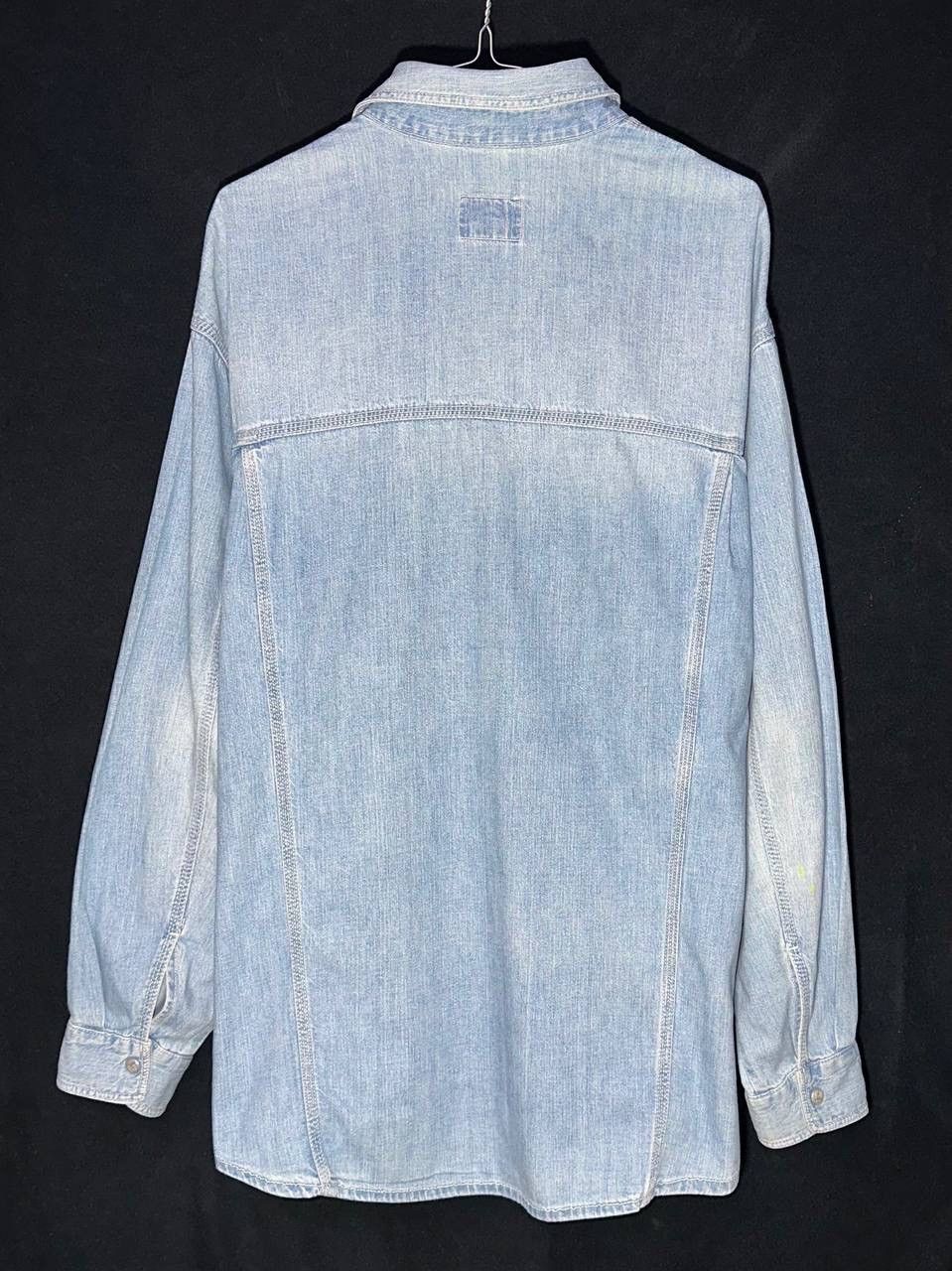 Designer DIESEL vintage jeans shirt buttons Denim made in Italy Size US M / EU 48-50 / 2 - 5 Thumbnail