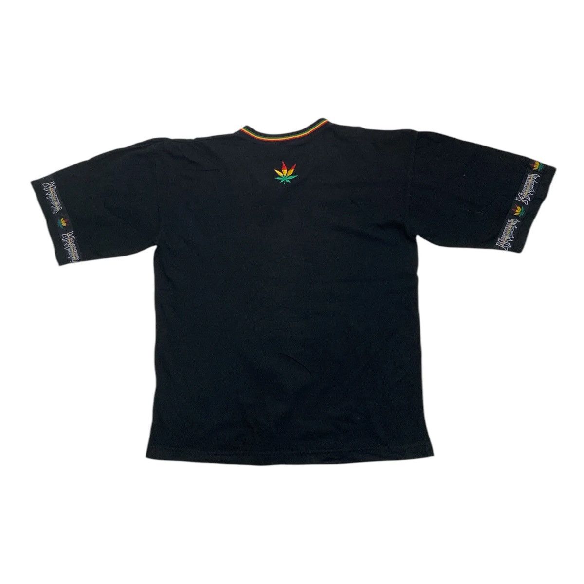 Vintage Vintage Marijuana Mickey Embroidered Hip Hop Oversized Tee Size US XL / EU 56 / 4 - 2 Thumbnail